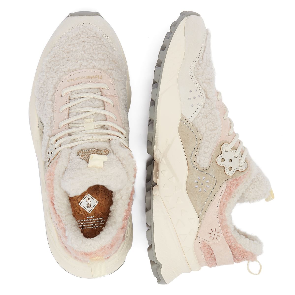 Flower Mountain Kotetsu Damen Rosa Turnschuhe