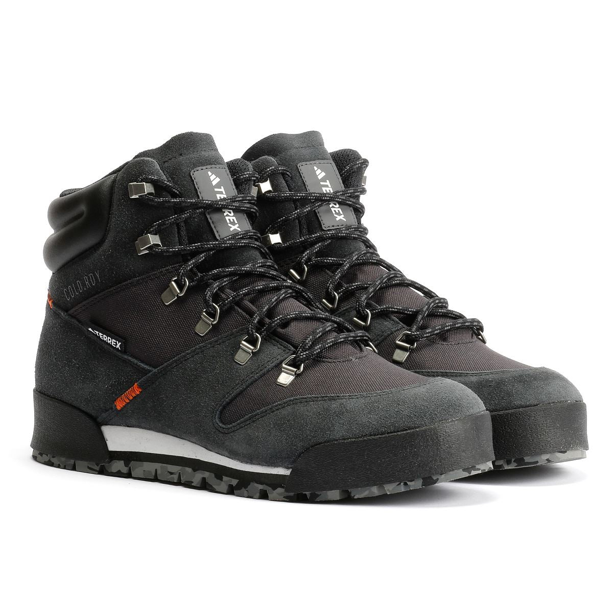 Adidas Terrex Snowpitch COLD.RDY Wildleder Herren Schwarze Stiefel