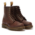 Dr. Martens 1460 Crazy Horse Damen Gaucho Braun Leder Stiefelette