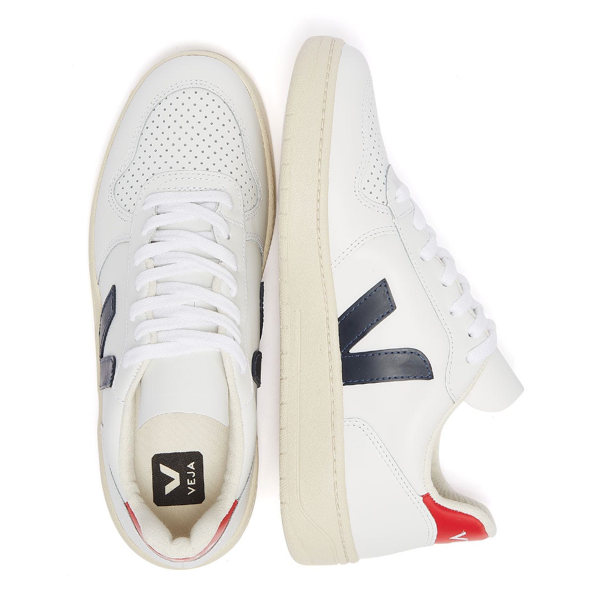 Veja V-10 Damen Extra Weiß / Nautico Pekin Turnschuhe