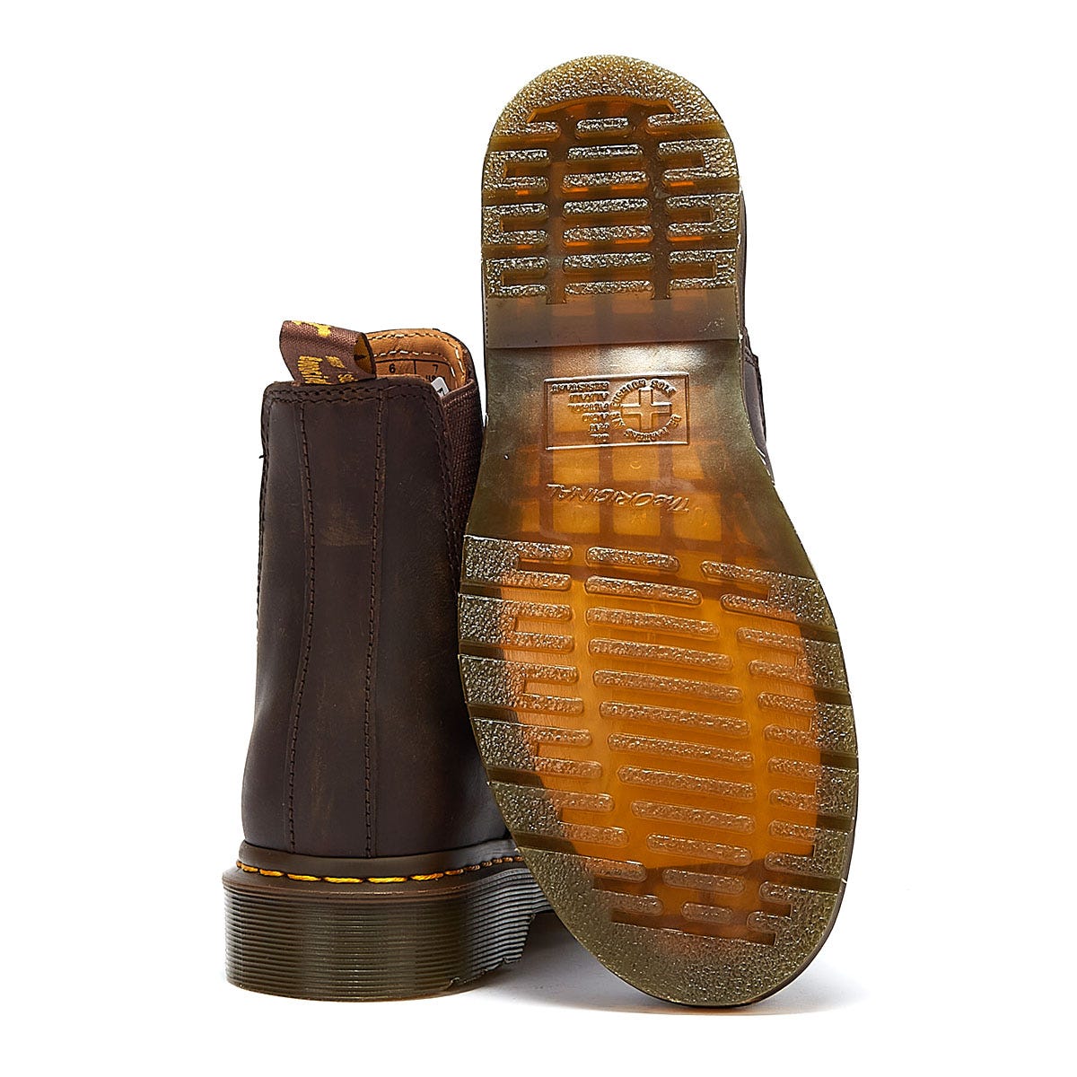 Dr. Martens 2976 Ys Verrücktes Pferd Damenstiefel In Braun
