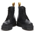 Dr. Martens Jadon II Vegan Womens Schwarz Mono Stiefel