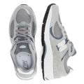 New Balance 2002 Veloursleder-Stahlgraue Turnschuhe