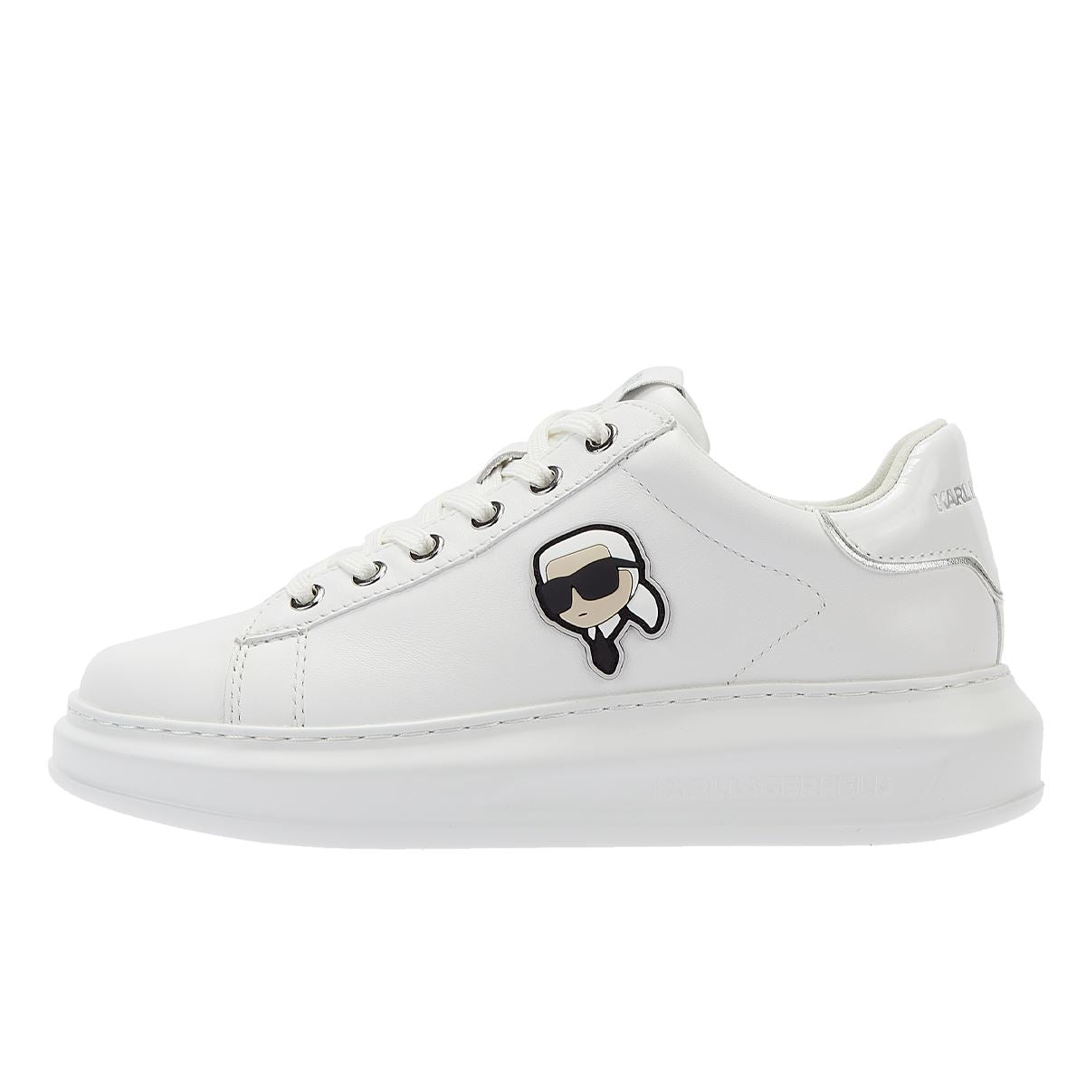 Karl Lagerfeld kapri nft lo Spitzen Damen-Sneaker in Weiß Mono