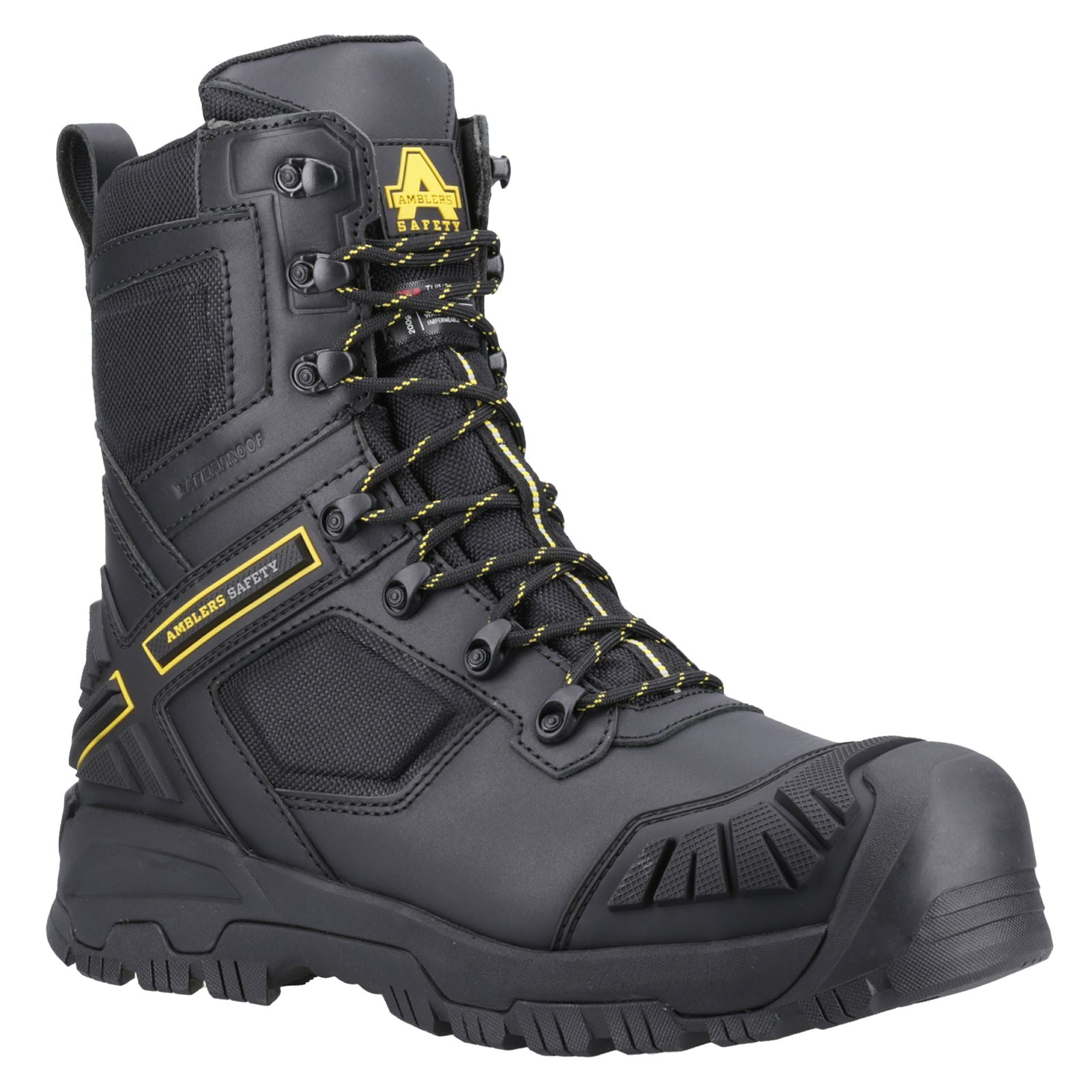 Amblers Safety Dynamite Leder Schwarze Farbe Sicherheitsstiefel