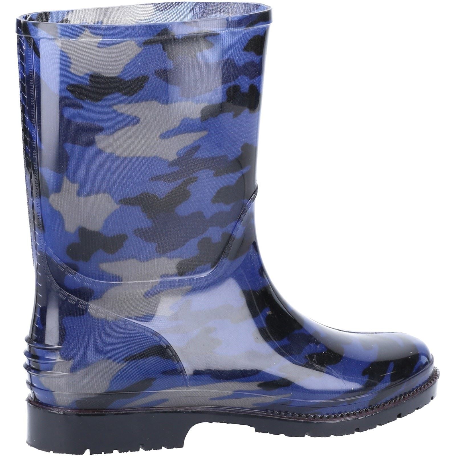 Cotswold PVC Jnr Gummistiefel Für Mädchen Aus Pvc In Marine-Tarnfarbe