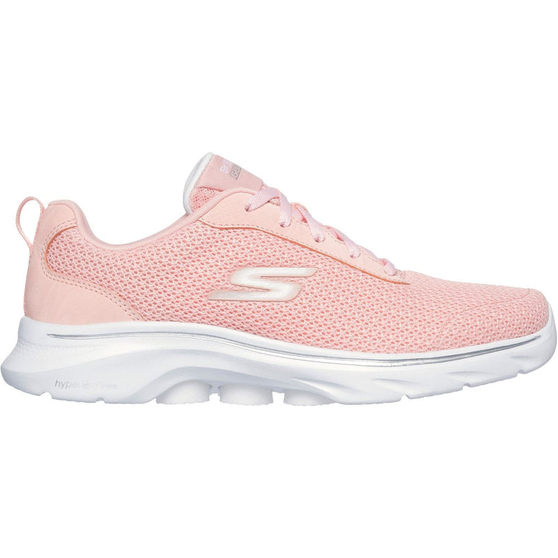 Skechers Go Walk 7 Kaylor Synthetik Damen Pfirsich Sneakers