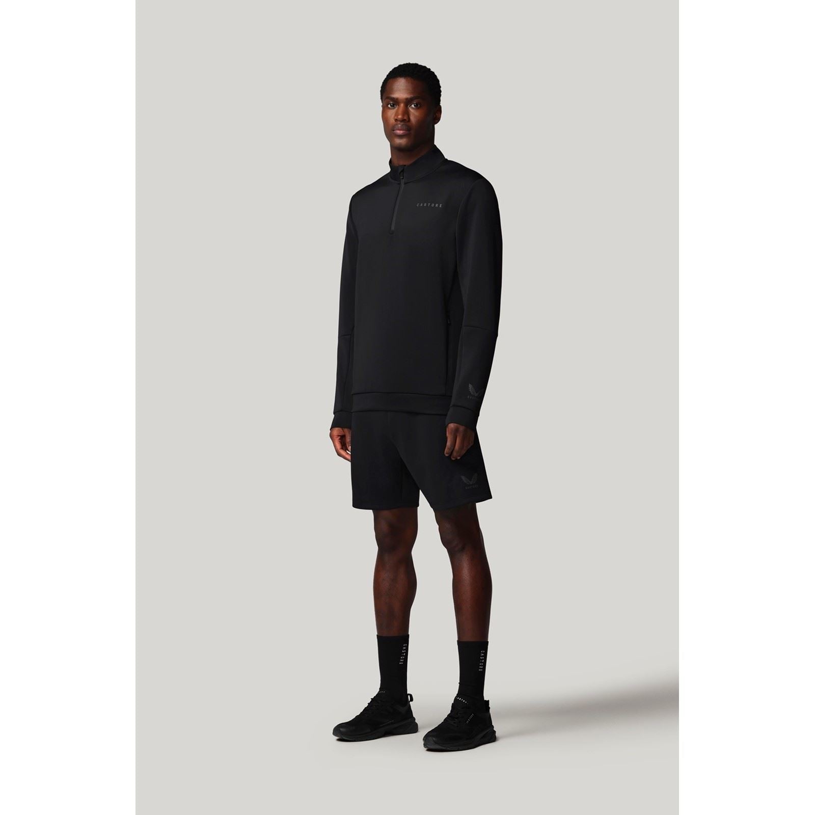 Castore Flex Herren Schwarze Sportshorts