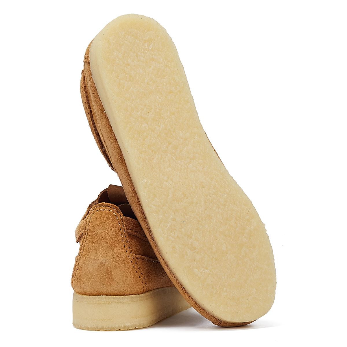 Clarks Originals Wallabee Tor Suede Herren-Schnürschuhe Aus Wildleder In Mittlerem Tan.