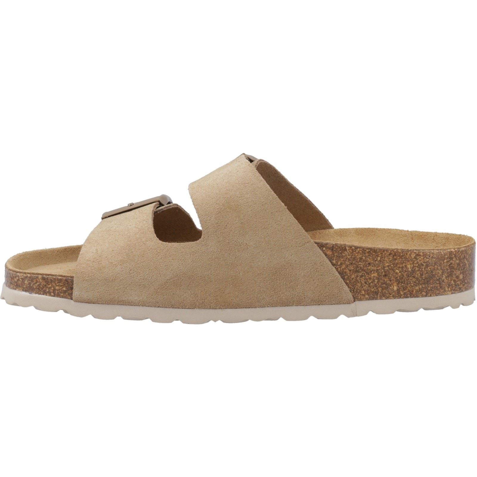 Hush Puppies Blaire Damen Sandalen Aus Wildleder In Taupe