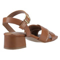 Hush Puppies Lyla Heeled Damen Sandalen Aus Leder In Tan
