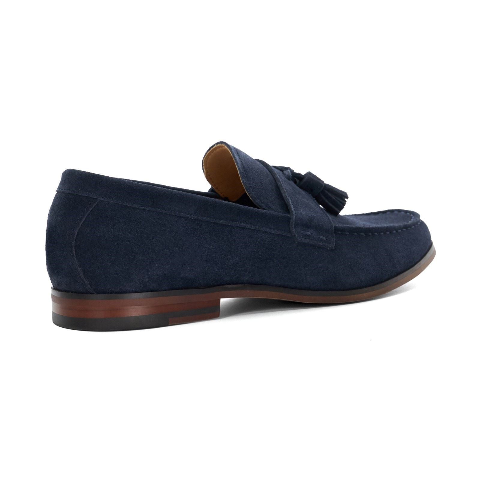 Dune Blaikes Nappaleder Herren Navy Slipper