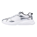 Hugo Leon Tennis Damen Silberne Sneaker