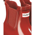 Hunter Original Chelsea Gloss Gummistiefel Für Damen In Militärrot
