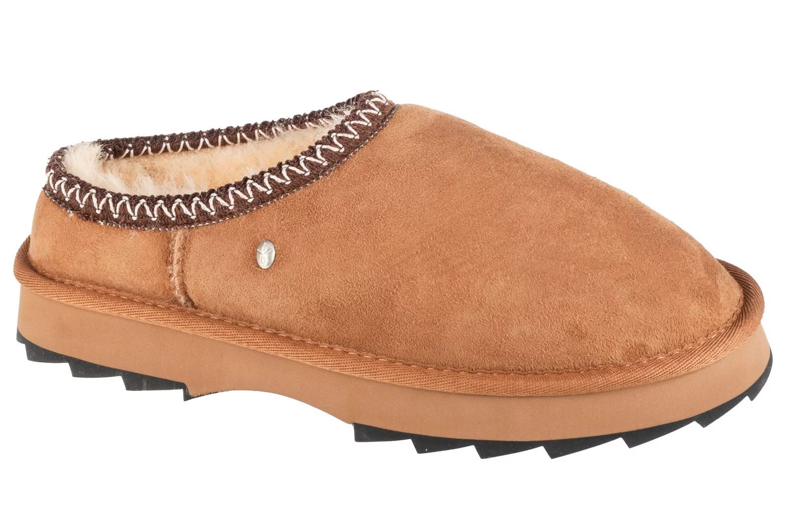 Emu Australia Sharky Scuff Wildleder Damen Braune Hausschuhe