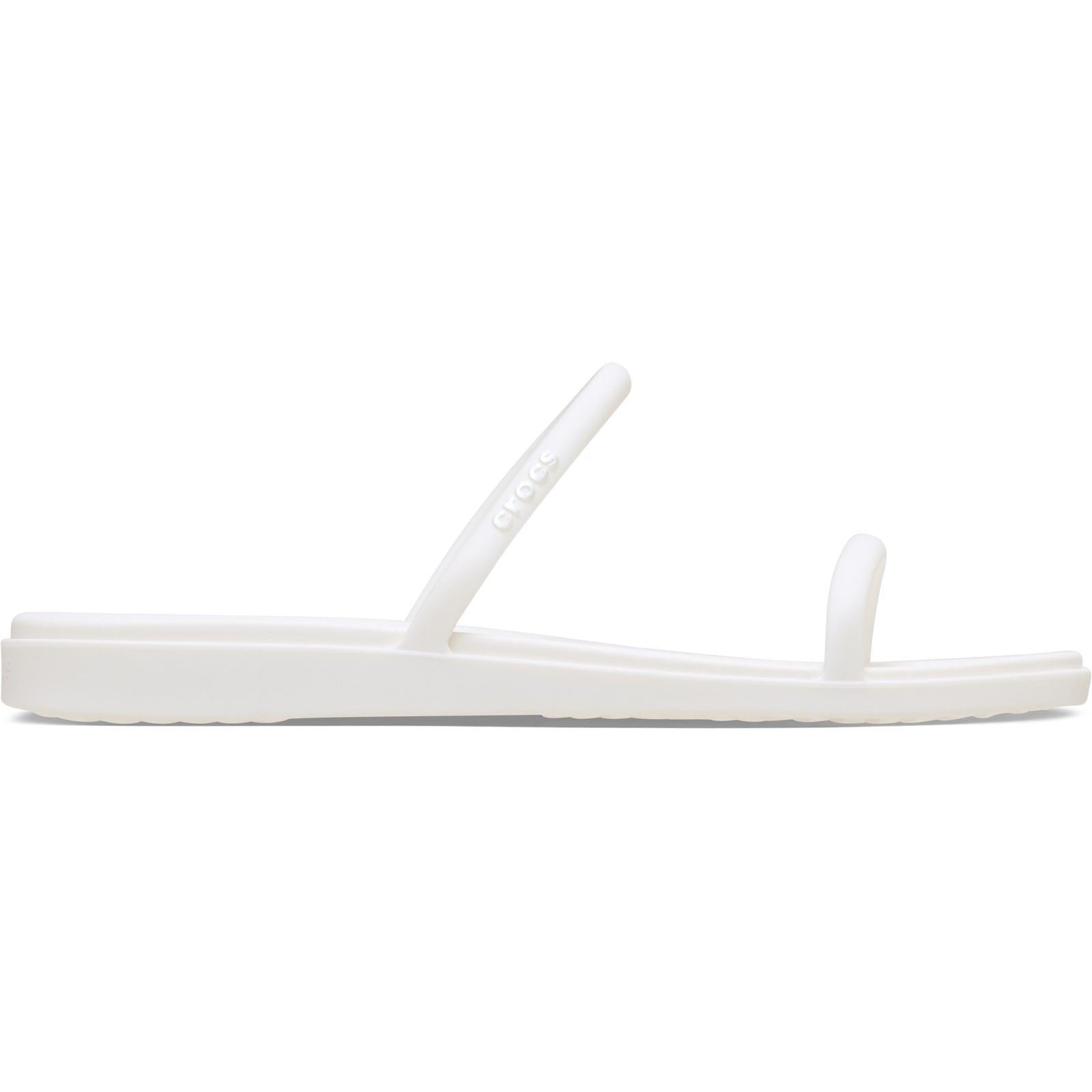 Crocs Miami Two Strap Eva Damen Kreide Sandalen