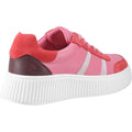 Hush Puppies Holly Damen Wildleder Sneaker In Fuchsia