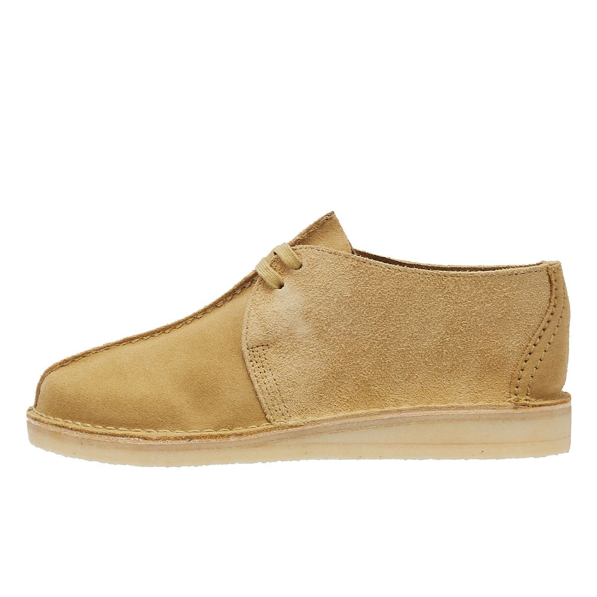 Clarks Originals Desert Trek Herren-Schnürschuhe Aus Ahorn-Wildleder