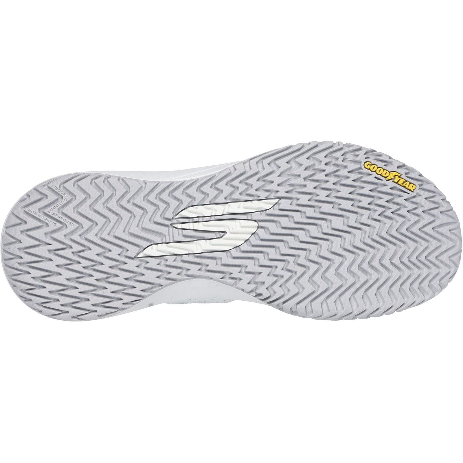 Skechers Performance Skechers Viper Court Rally Leder Herren Weiße Sneakers