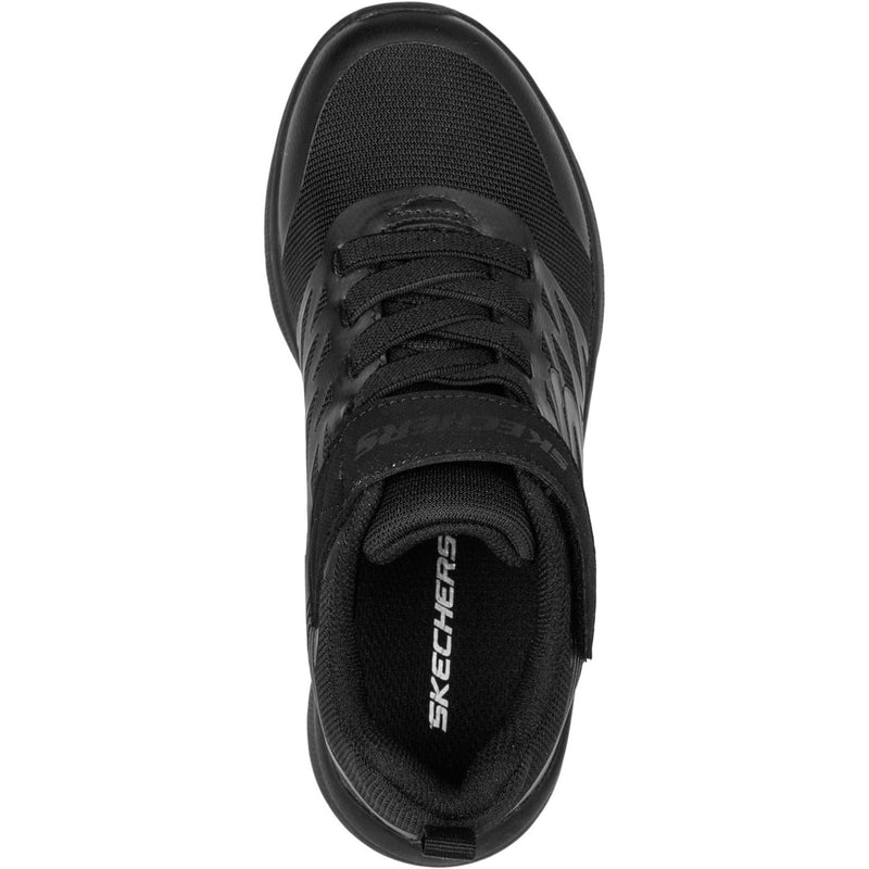 Skechers Microspec Texlor Jungen Sneaker Aus Polyester In Schwarz