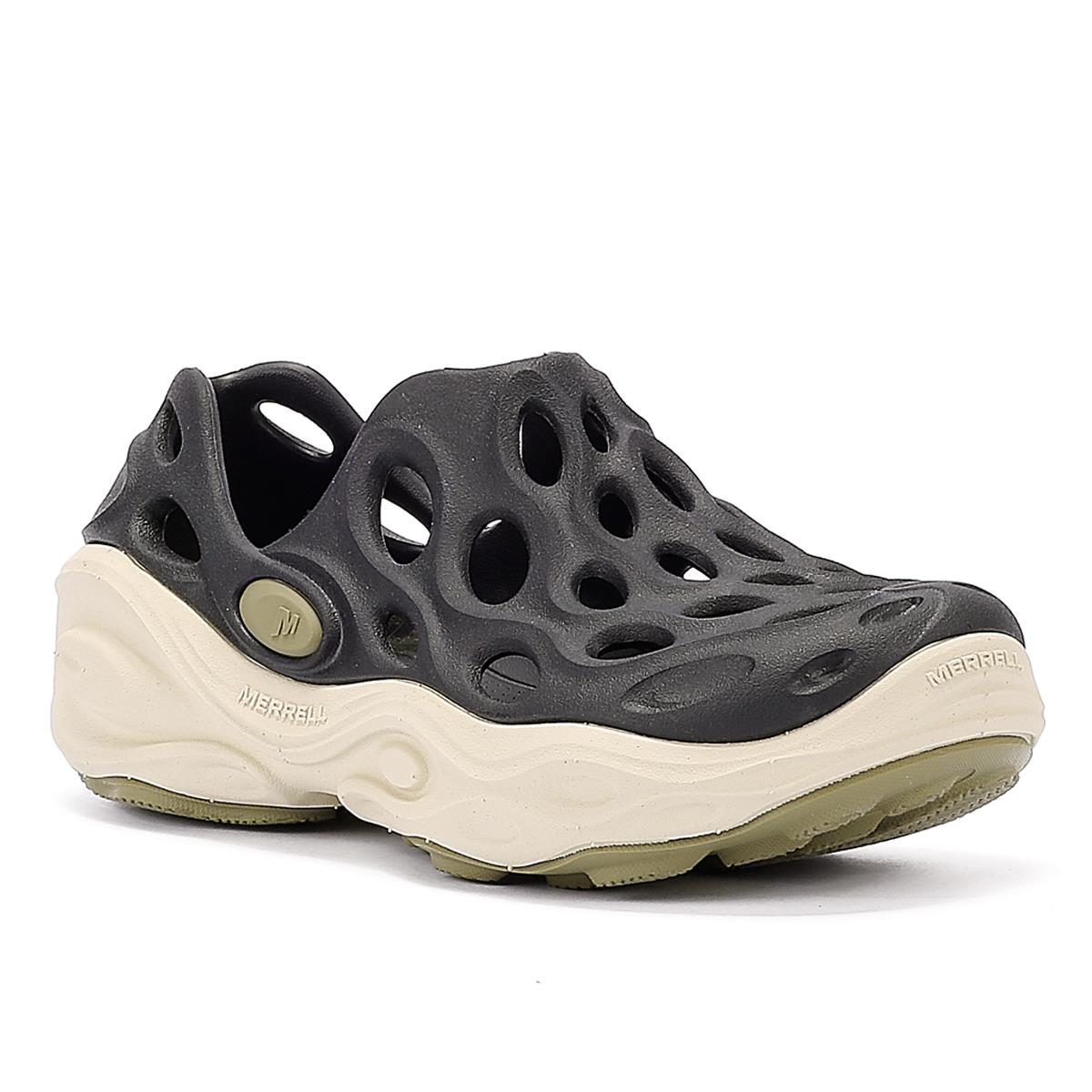 Merrell Hydro Next Gen Moc Herrenschwarz/Cremefarbene Sandalen