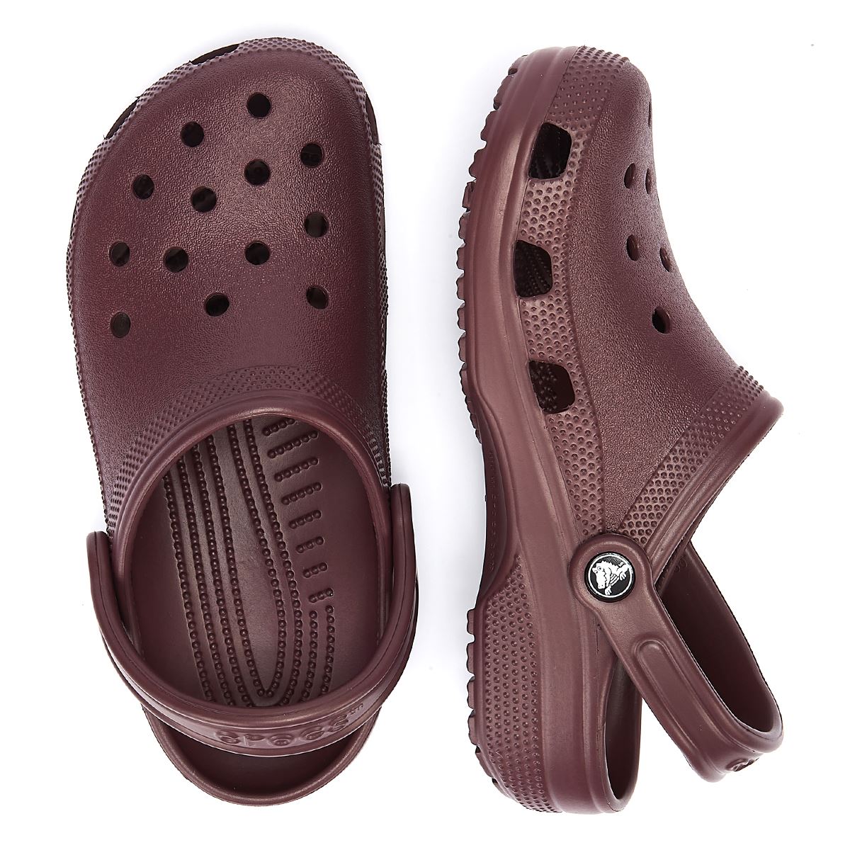 Crocs Classic Clog Dark Cherry Damen-Sandalen In Kirschrot