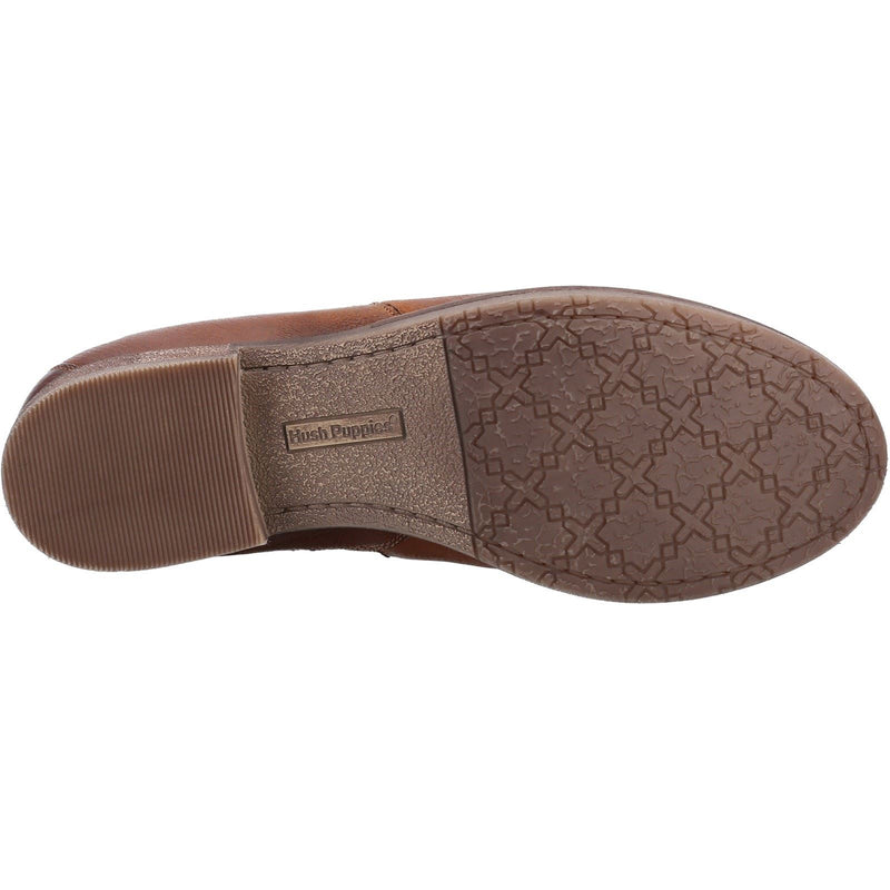 Hush Puppies Edith Leder Damen Stiefeletten In Beige