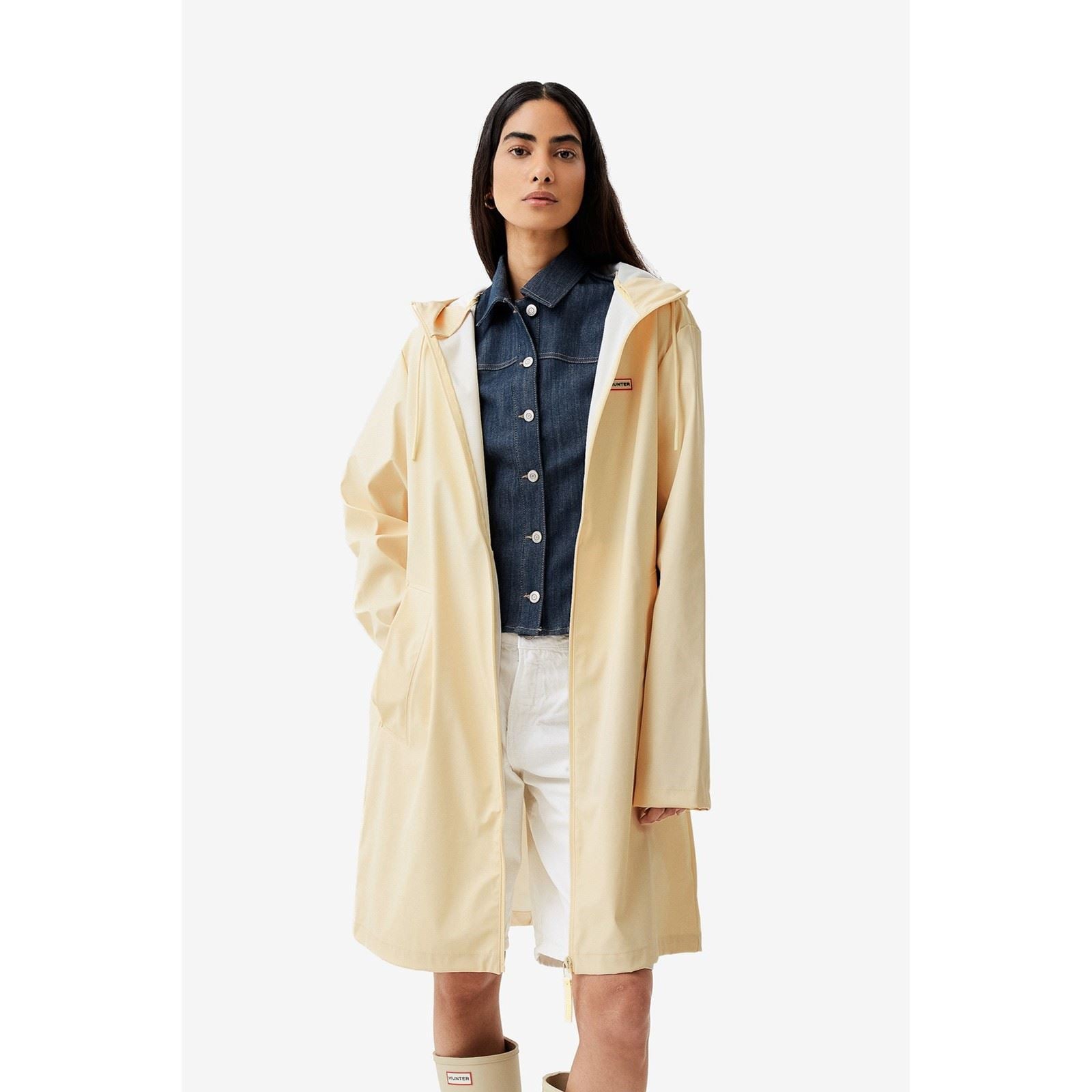 Hunter Andrea Unisex Erwachsene Grauer Regenmantel