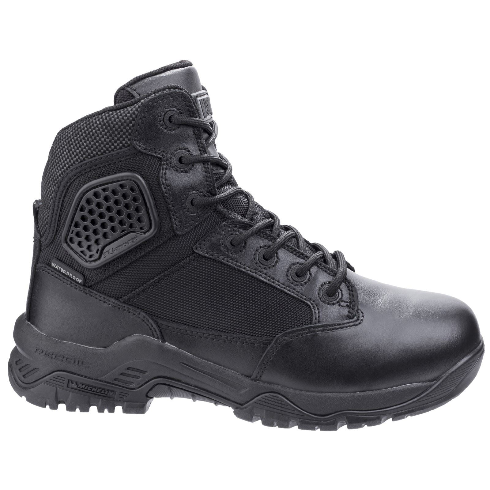 Magnum Strike Force 6.0 Wp Leder Schwarze Sicherheitsschuhe