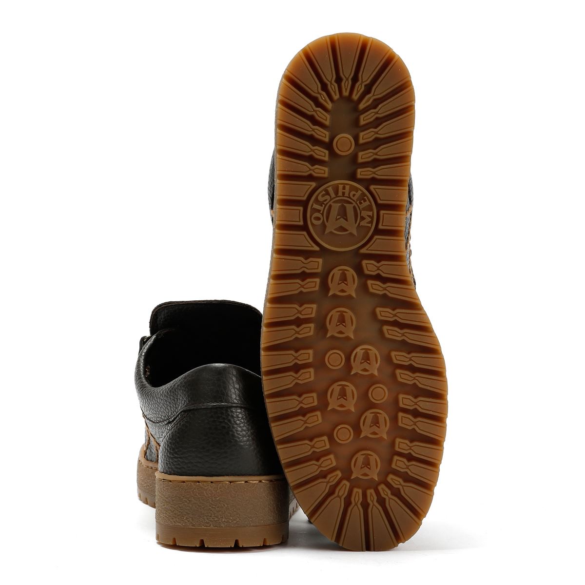 Mephisto Rainbow Oregon 1351 Herren Leder Braune Schnürschuhe