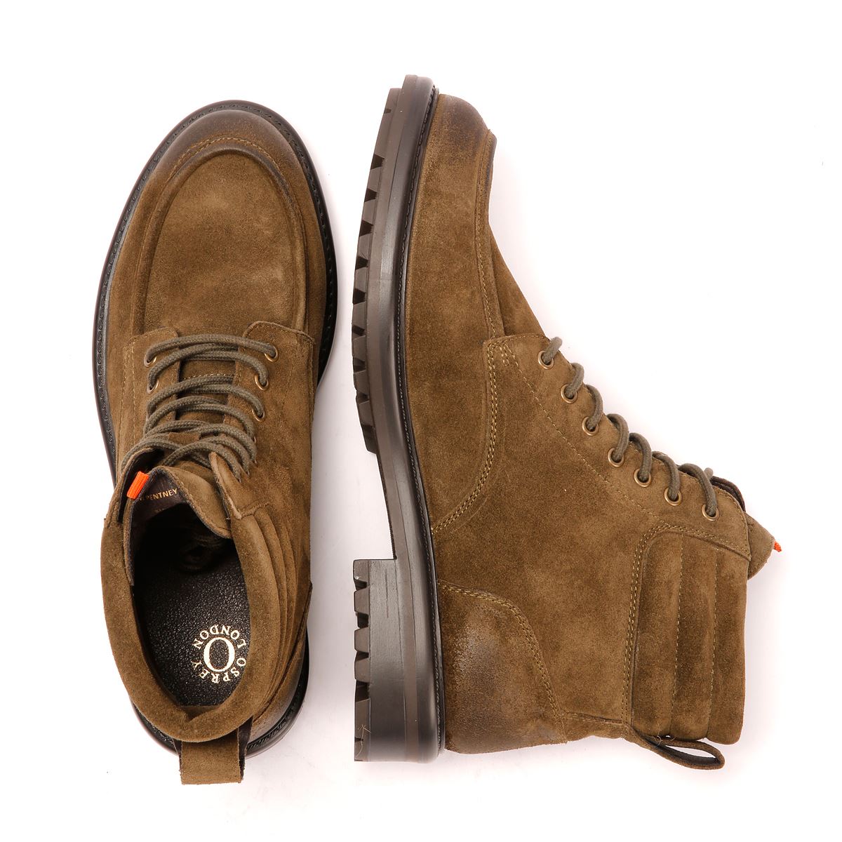 Osprey London The Pentney Wildleder Herren Stiefel In Grün