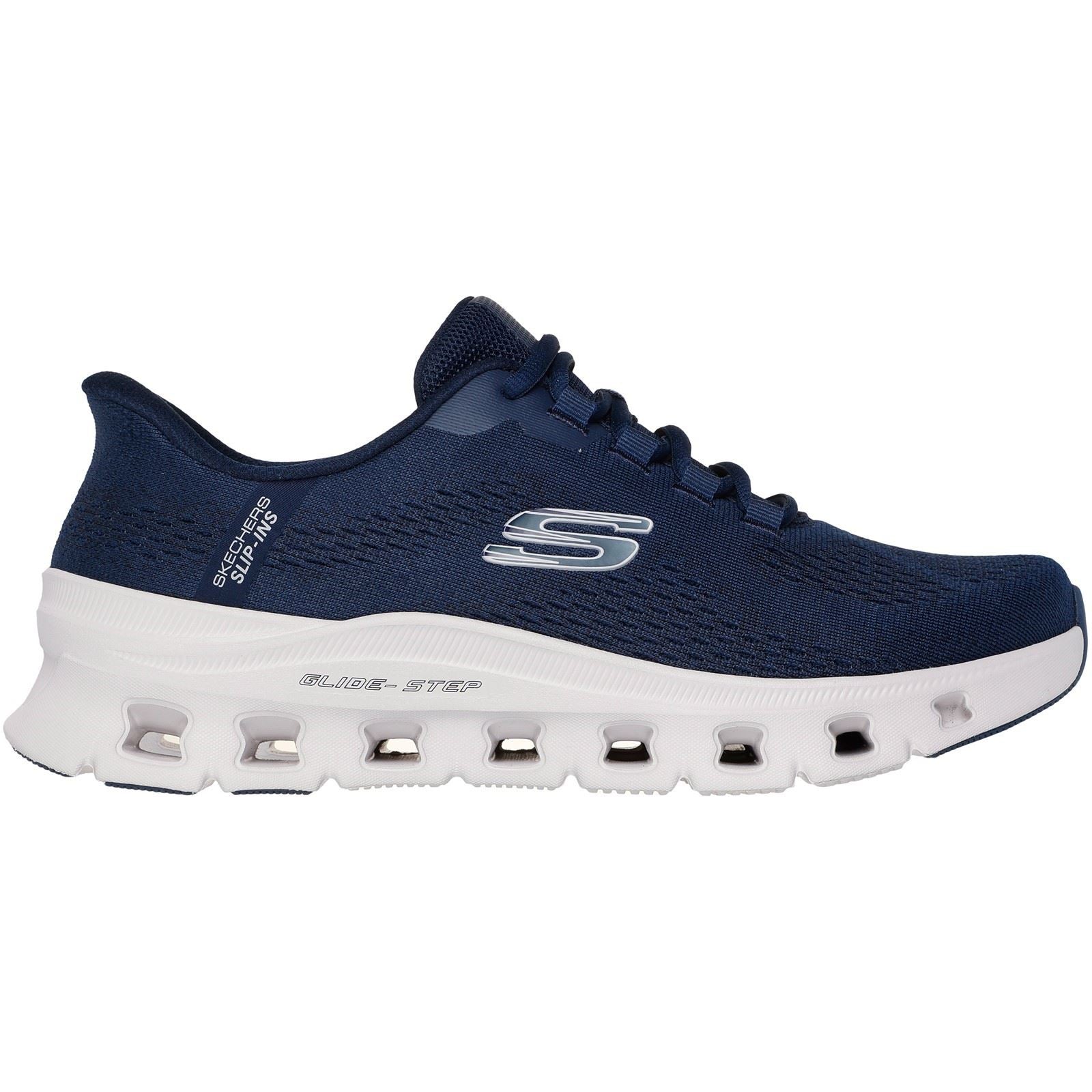 Skechers Glide-Step Pro Elron Textile Herren Turnschuhe In Marineblau