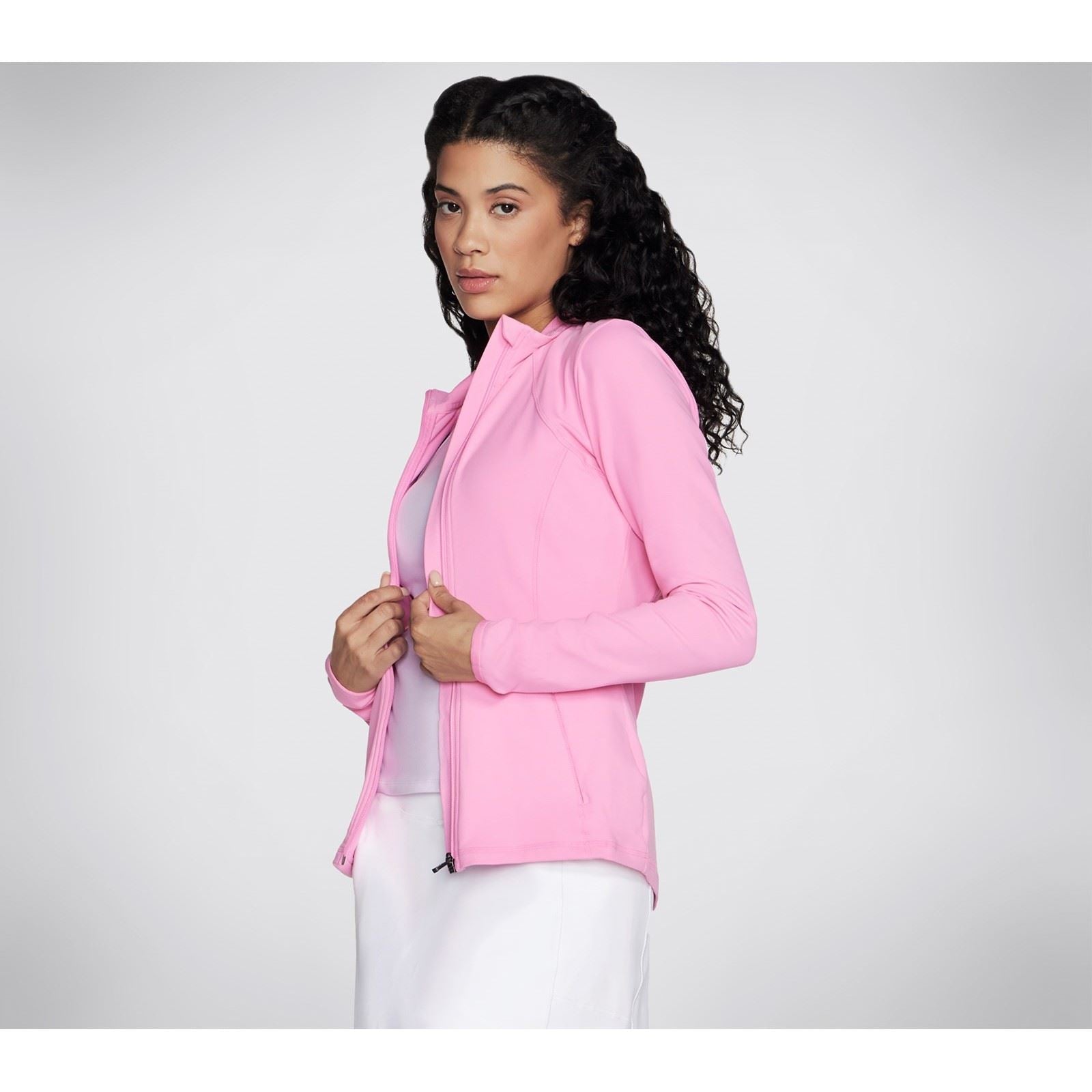 Skechers Performance GOWALK Wear Mesh Damen Rosa Jacke
