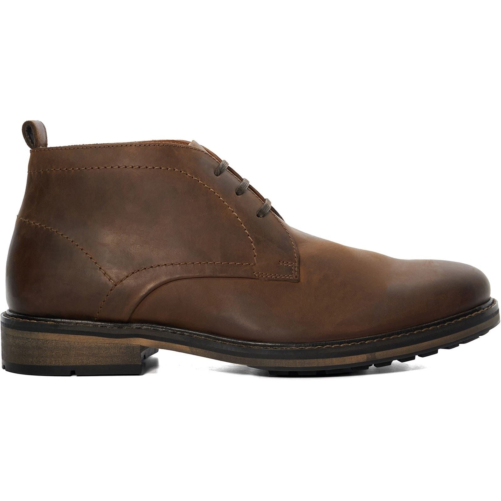 Dune Charleys Braune Herrenstiefel Aus Leder