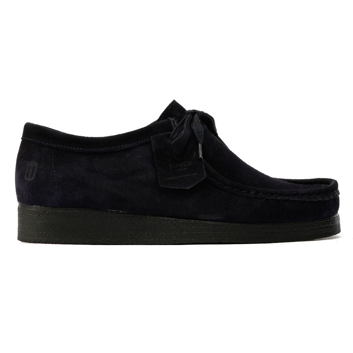 Tower London Apache Herren Wildlederschuhe In Blau Mit Schnürung