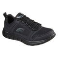 Skechers Track Knockhill Schwarze Farbe Ledersneaker Für Herren