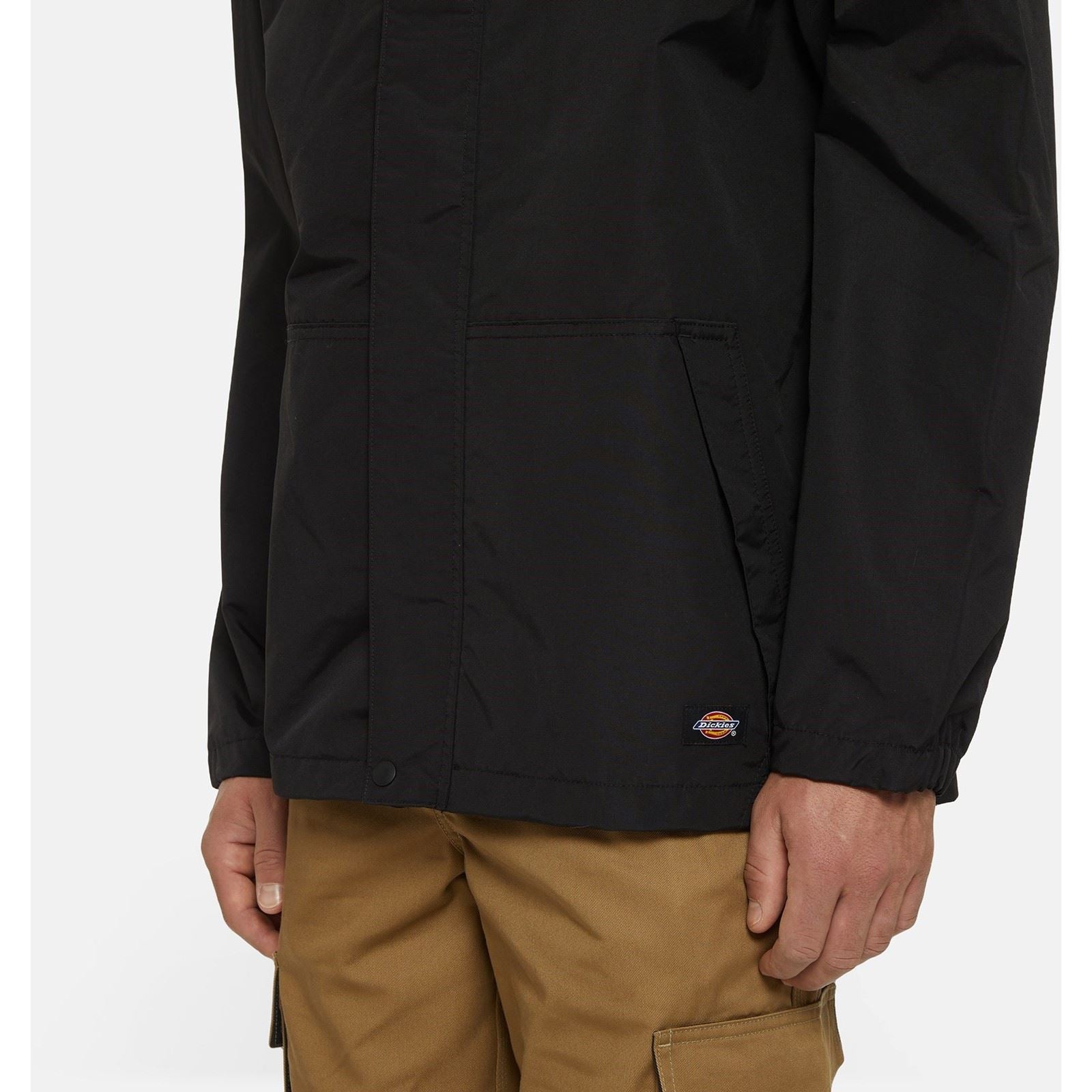 Dickies Waterproof Herren Schwarze Farbe Regenjacke