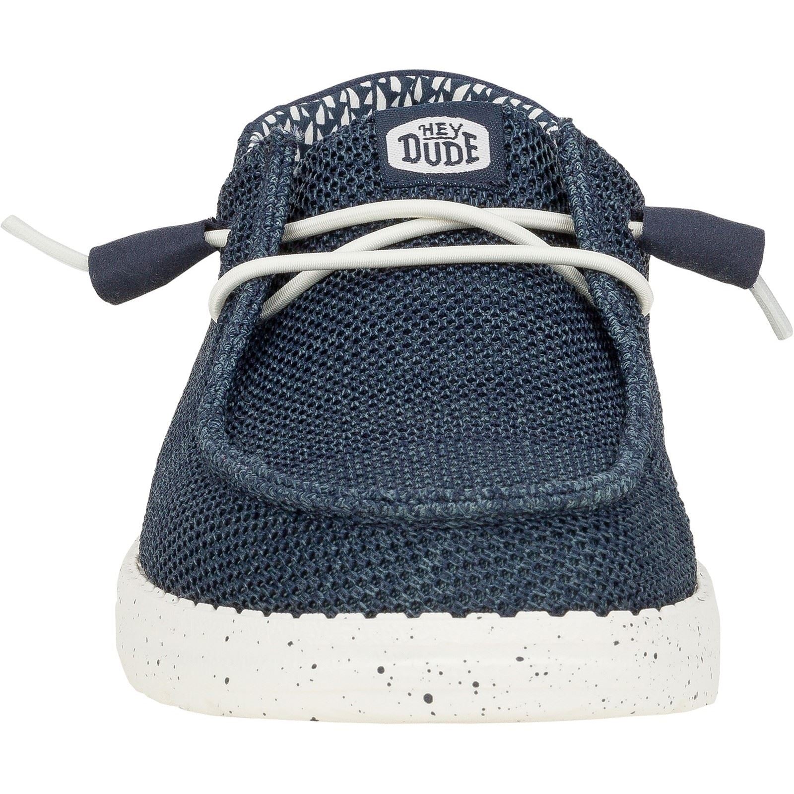 HEYDUDE Wendy Stretch Mesh Polyester Damen Navy Slipper
