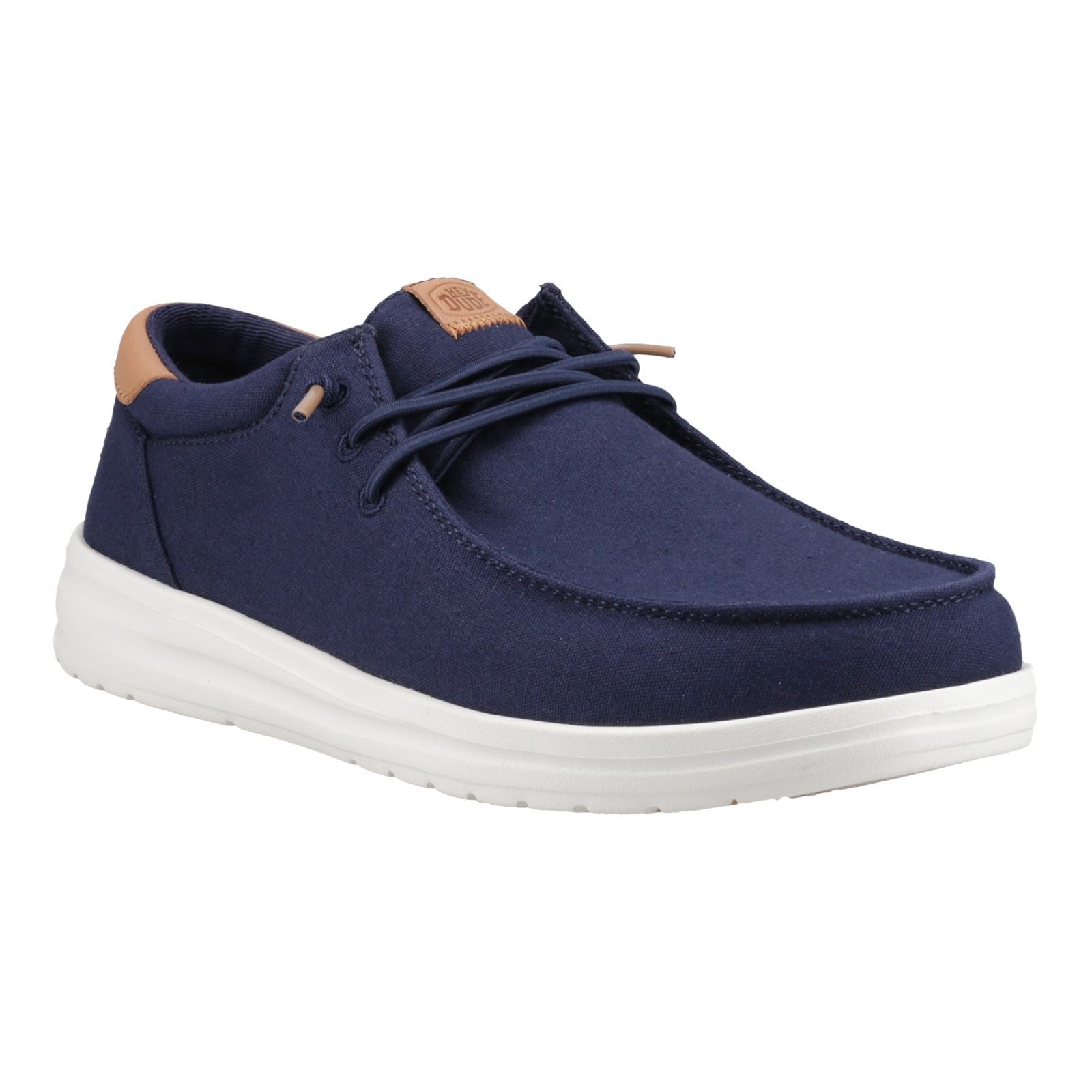 HEYDUDE Paul Canvas Herren Blaue Trekkingschuhe Aus Baumwolle