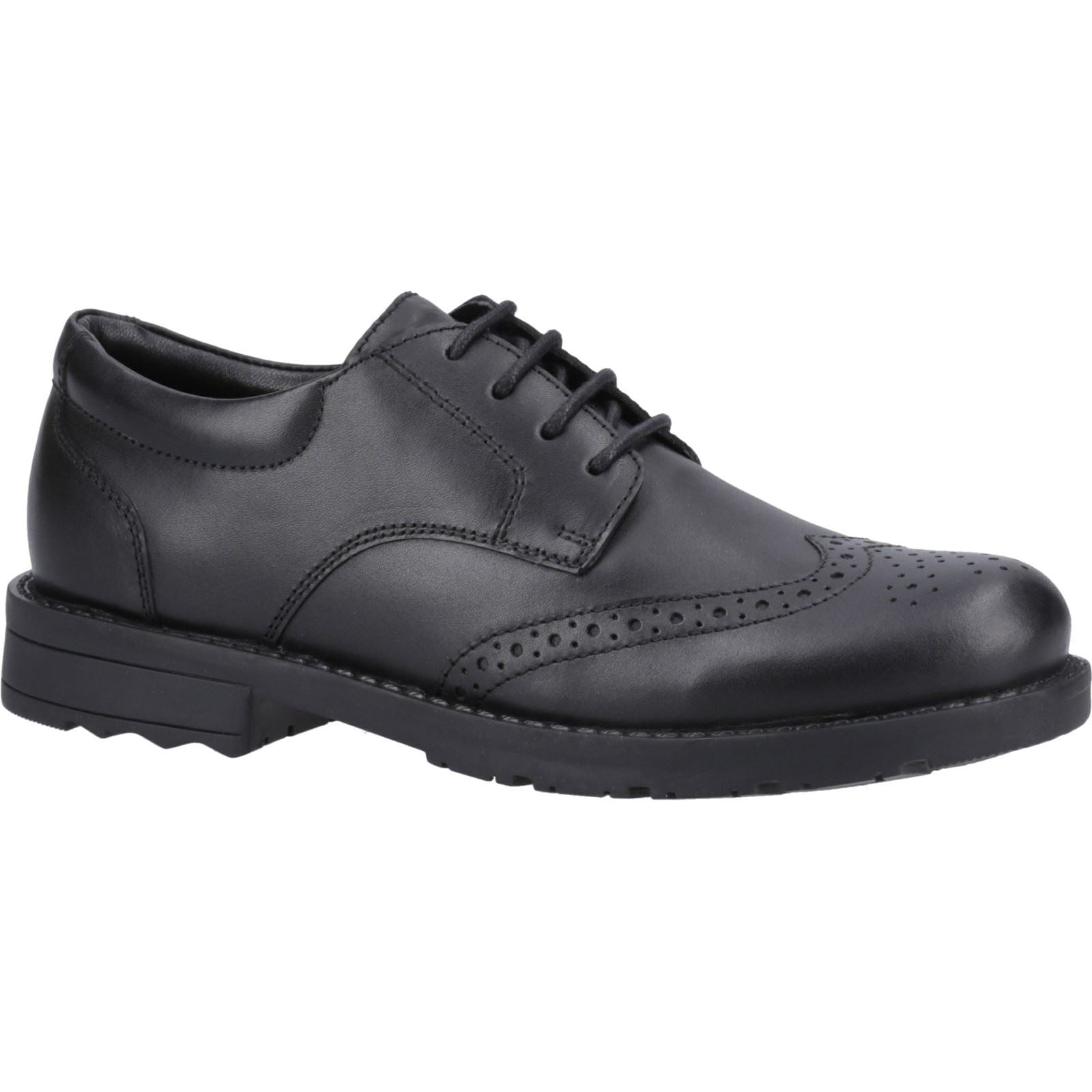 Hush Puppies Brian Senior Lederschuhe In Schwarz Für Herren