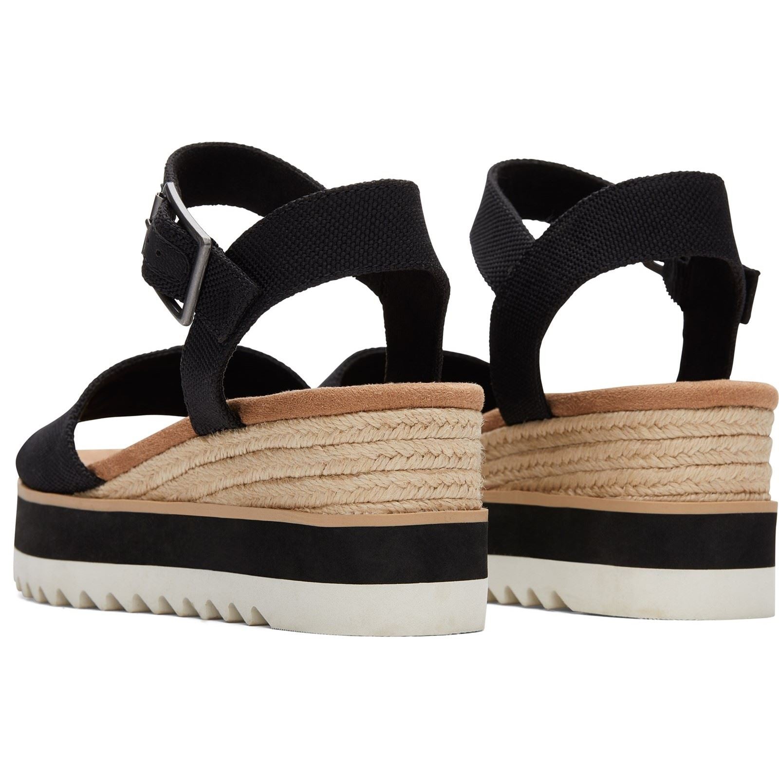 TOMS Diana Synthetik Damen Schwarze Keilabsätze