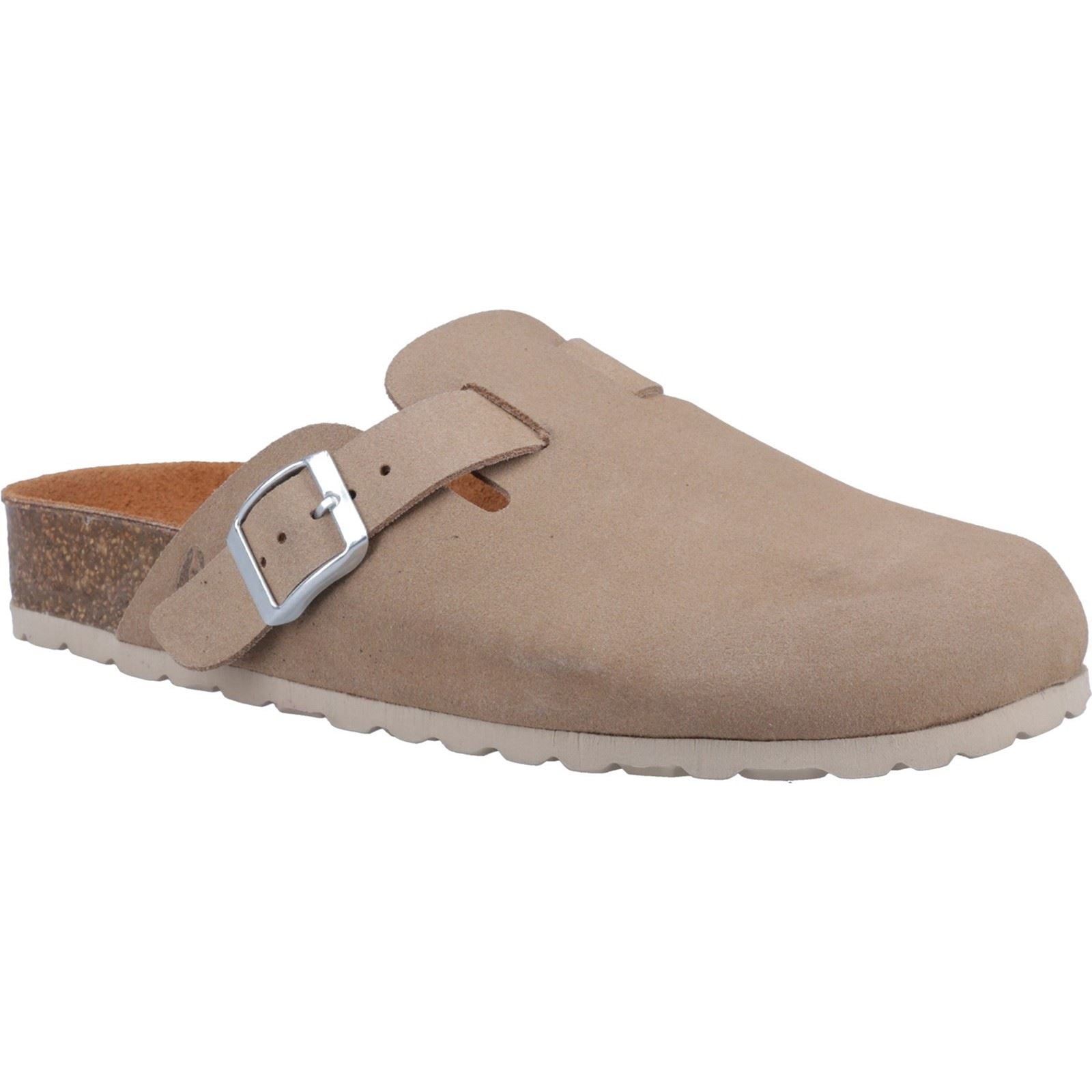 Hush Puppies Bailey Damen Maultiere Aus Wildleder In Taupe