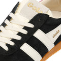 Gola Elan Wildleder Damen Sneaker In Schwarz