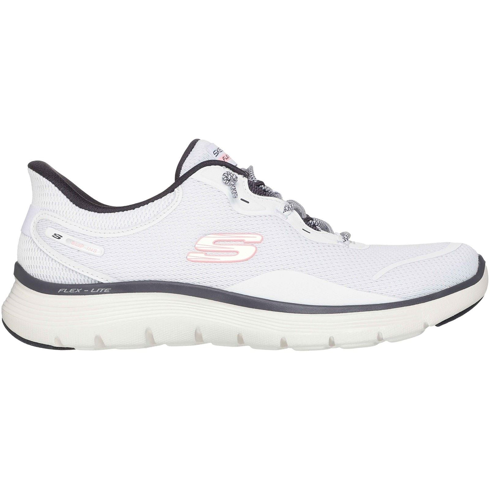 Skechers Flex Appeal 5.0 Easy Breezy Textile Damen Sneakers In Weiß/Multi