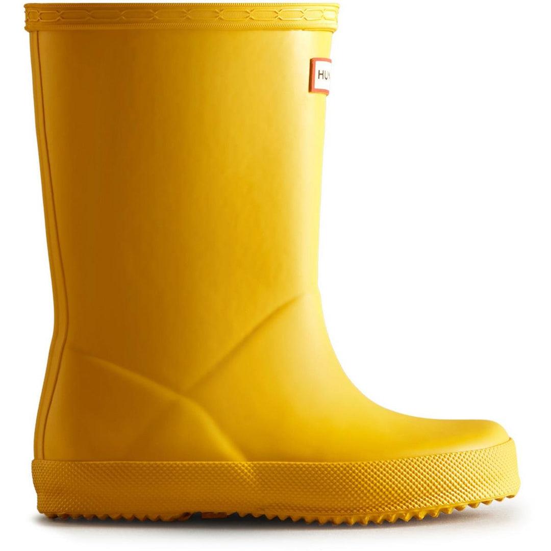 Hunter Kids First Gummi Unisex Kinder Gelbe Gummistiefel
