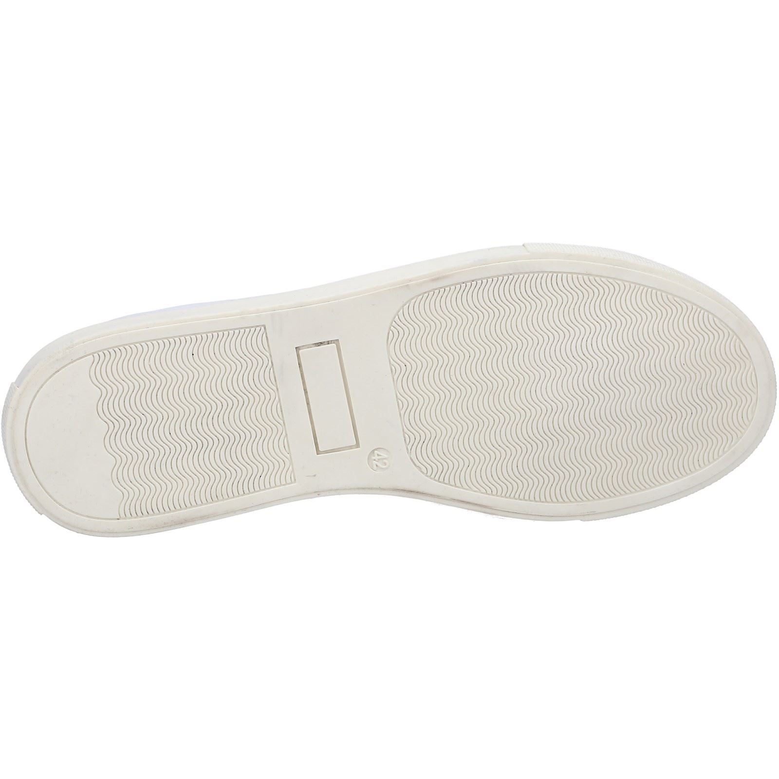 Hush Puppies Colton Weiße Ledersneaker Für Herren
