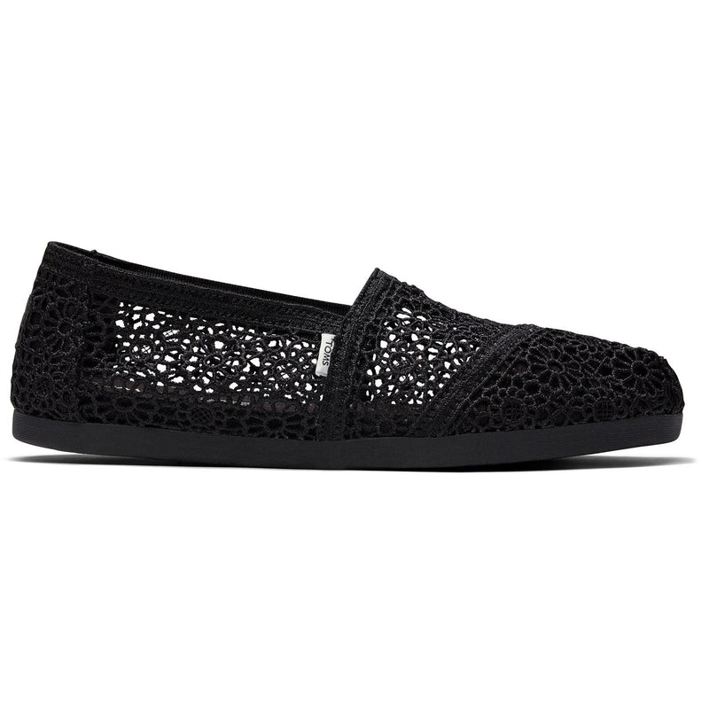 TOMS Alpargata Synthetik Damen Schwarze Farbe Espadrilles