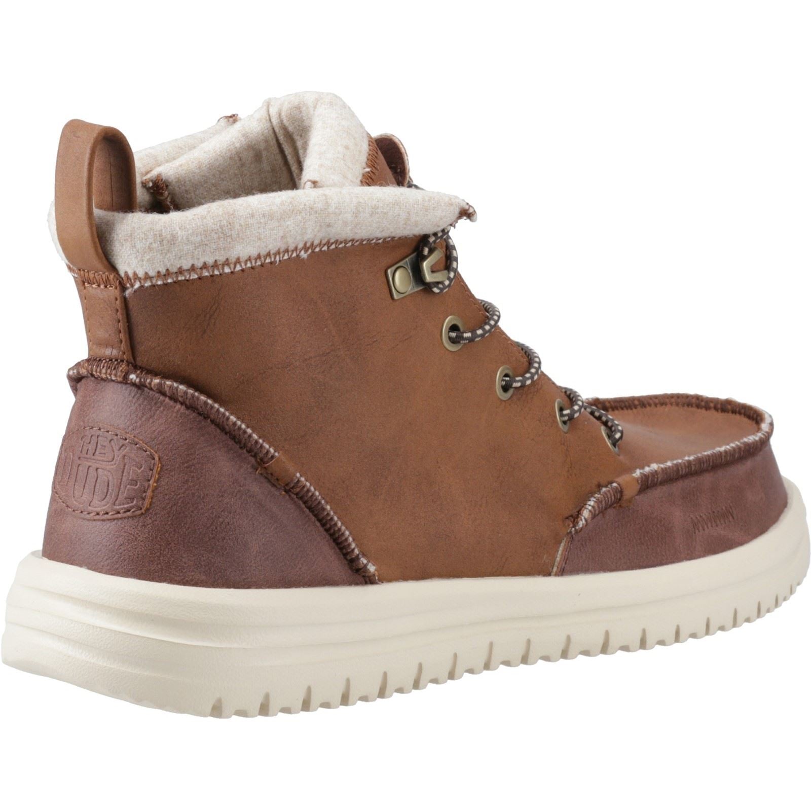 HEYDUDE Bradley Tumbled Classic Herren Stiefeletten aus Polyurethan in Cognac/Multi
