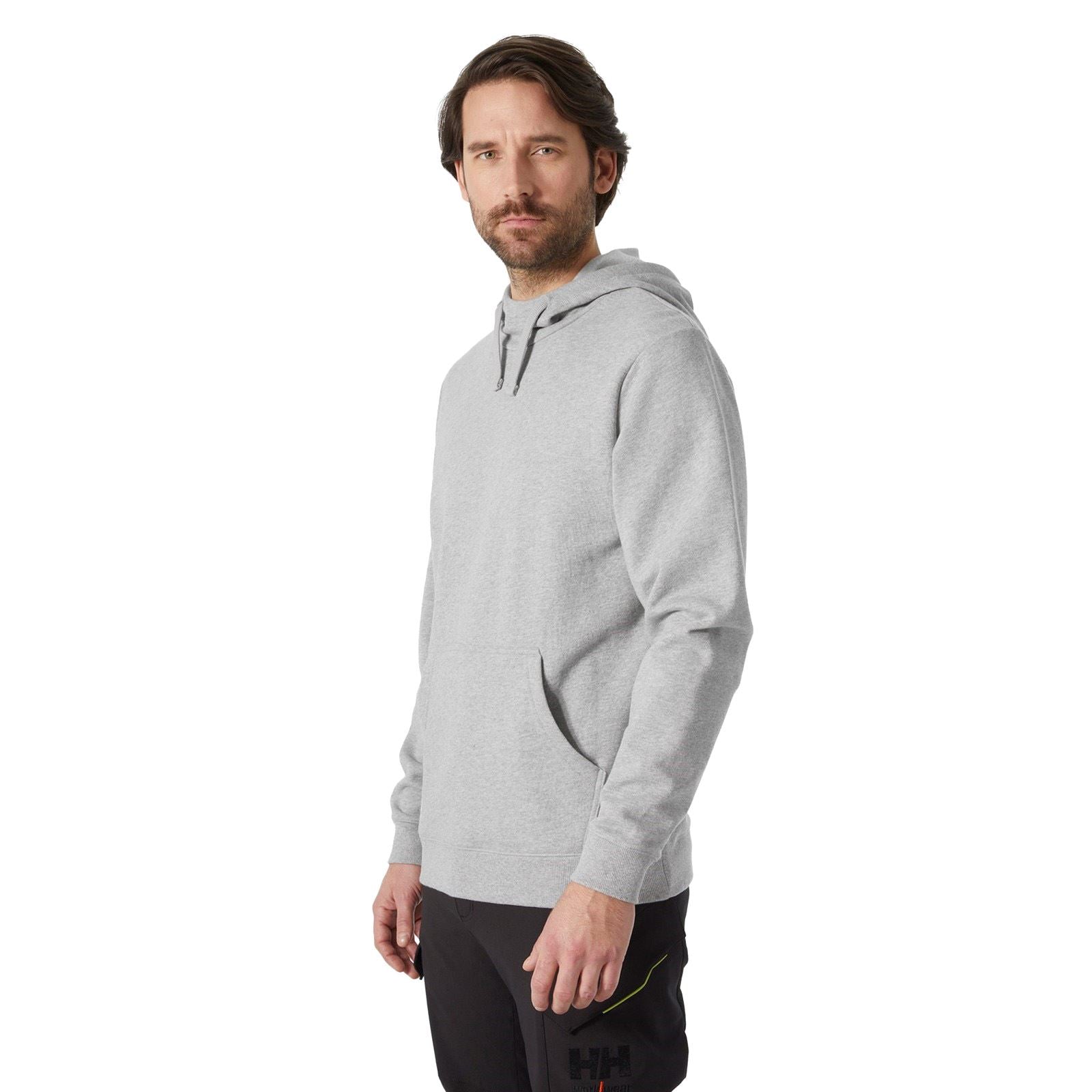 Helly Hansen Workwear Classic Baumwoll Herren Graues Kapuzensweatshirt