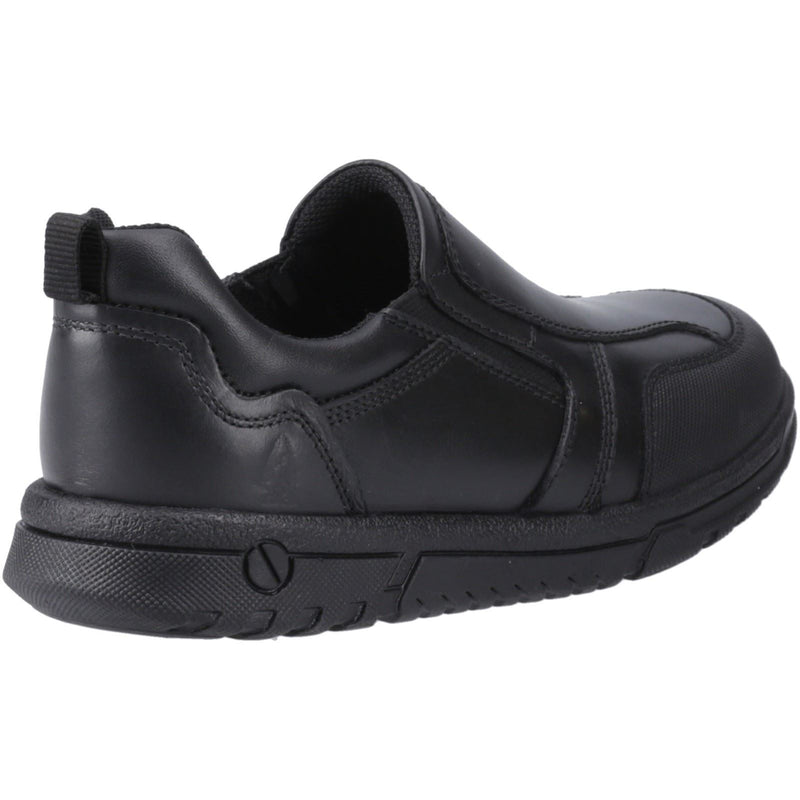 Hush Puppies Sergio Lederslipper In Schwarz Für Jungen